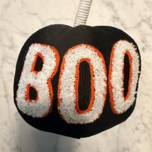 Halloween Black Boo Plush Decoration
